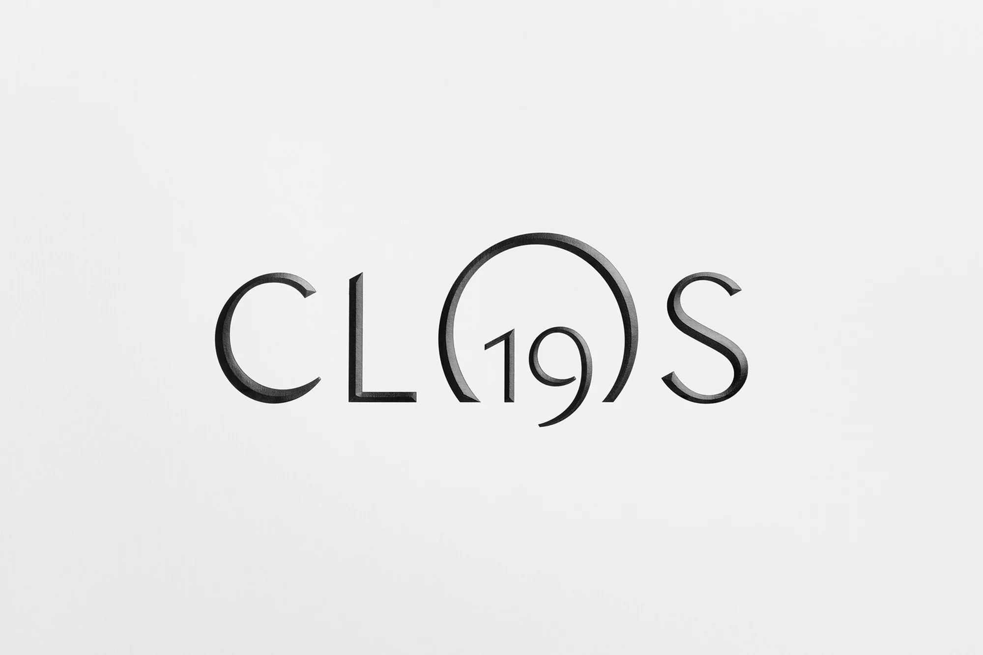 Elegant and modern logo design featuring stylized letters 'CLOS' with a unique circular element and clean, minimalist aesthetic.