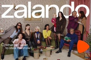 Group of diverse people in a living room setting for a Zalando campaign titled What do I wear