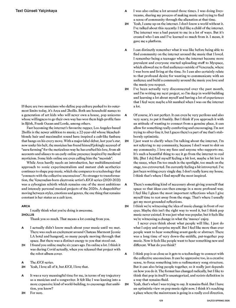 Close-up of a page filled with interview text in English, perfect for articles on writing, journalism, or language analysis.