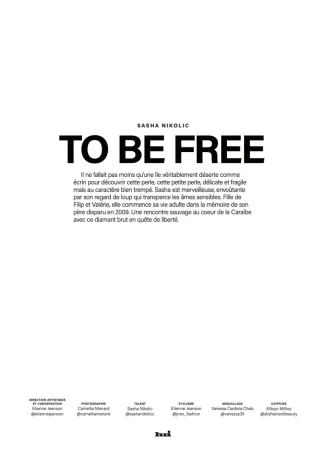 TO BE FREE