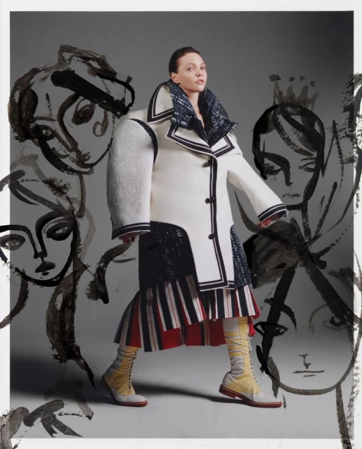 Sasha Pivovarova "A model and an art ...