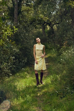 Darya Kostenich on the hills