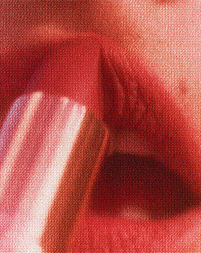 Macro shot of a person brushing their teeth, focusing on the toothbrush and part of the mouth, capturing a beauty and healthcare moment.