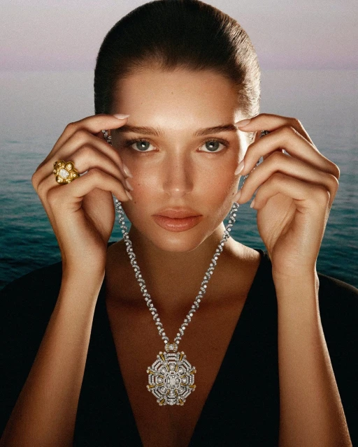 'Blue Book High Jewelry 2025: Sea of Wonder' 2025 Ad Campaign
