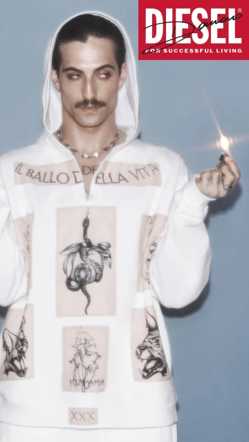 Diesel x Damiano David Fall 2024 Ad Campaign