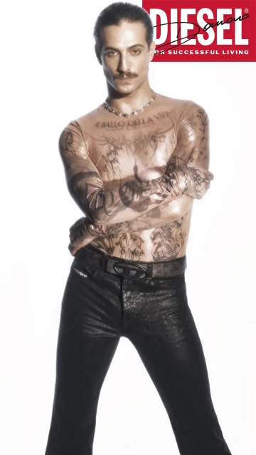 Diesel x Damiano David Fall 2024 Ad Campaign