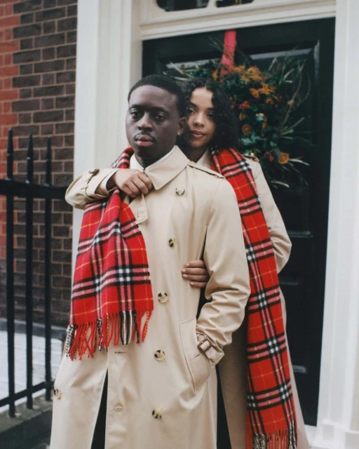 'Wrapped in Burberry' Holiday 2024 Ad Campaign