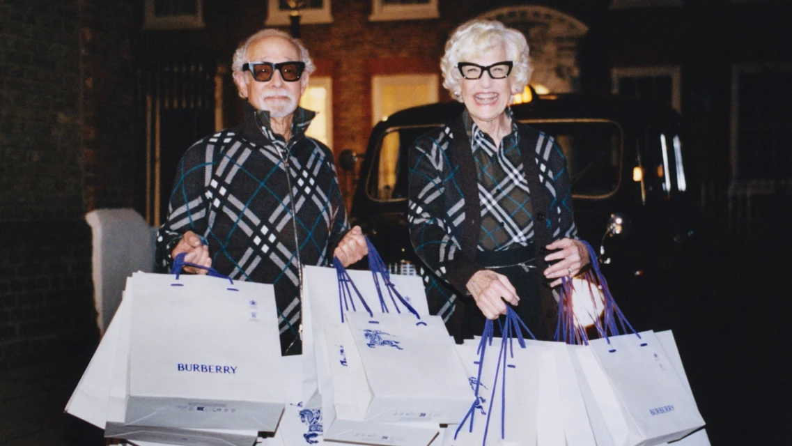 'Wrapped in Burberry' Holiday 2024 Ad Campaign