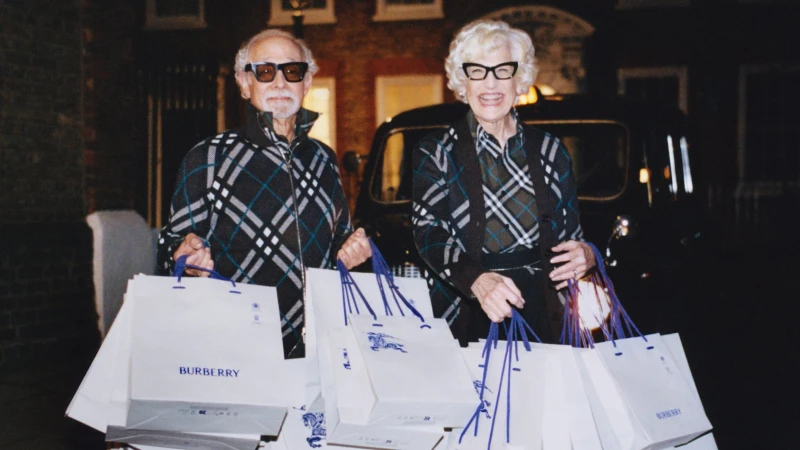 'Wrapped in Burberry' Holiday 2024 Ad Campaign