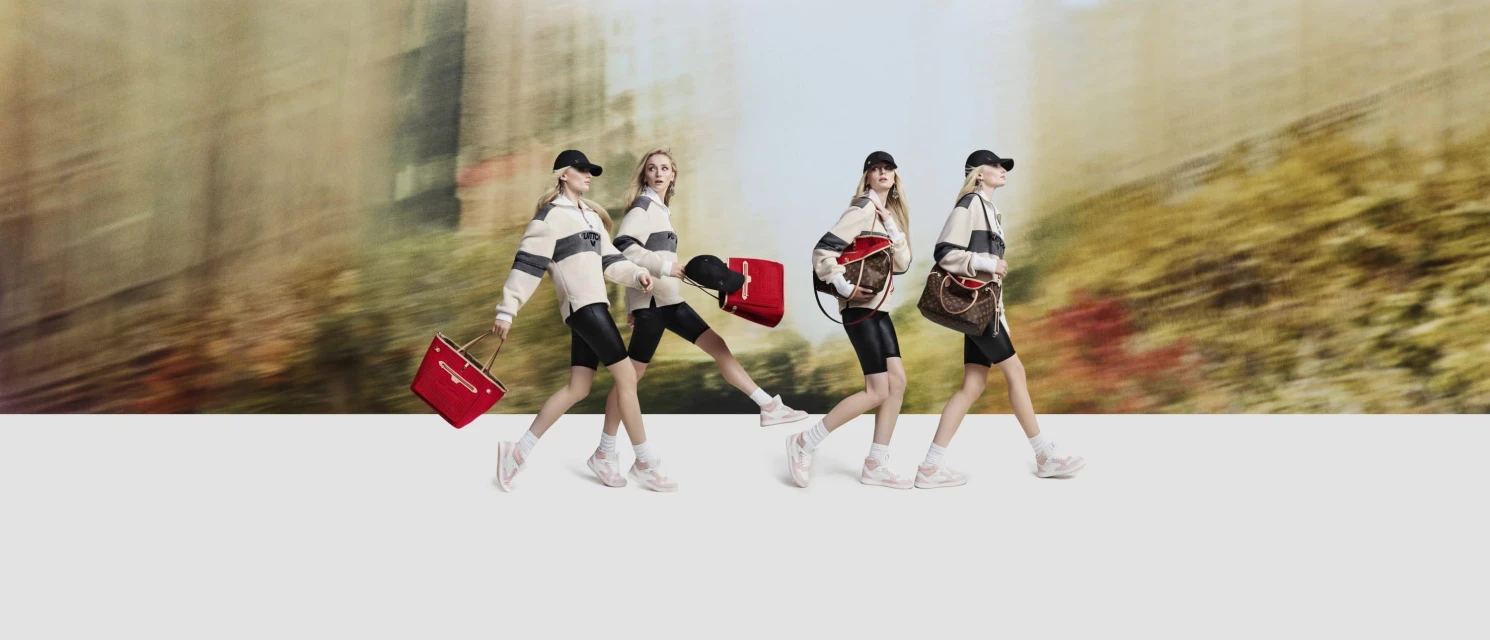 "Neverfull Inside Out" Fall 2024 Ad Campaign