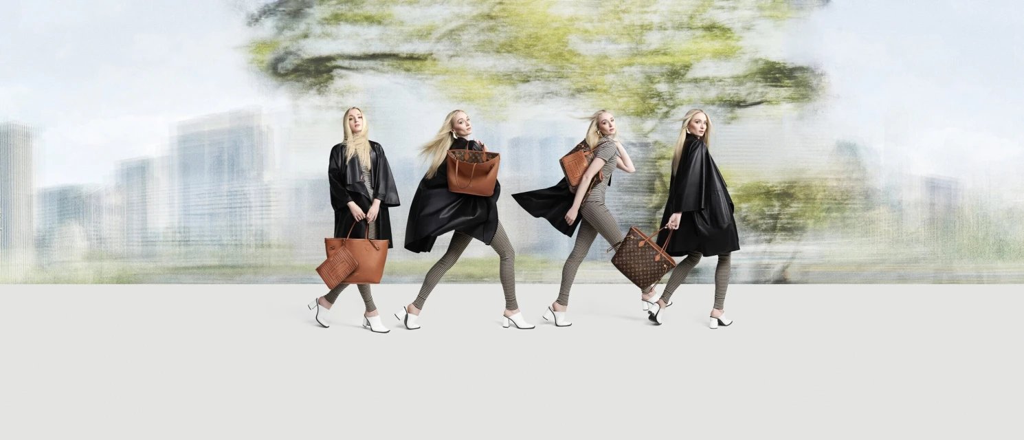 "Neverfull Inside Out" Fall 2024 Ad Campaign