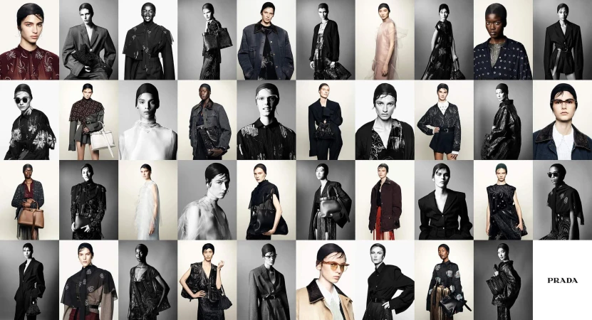 Miuccia Prada and Raf Simons