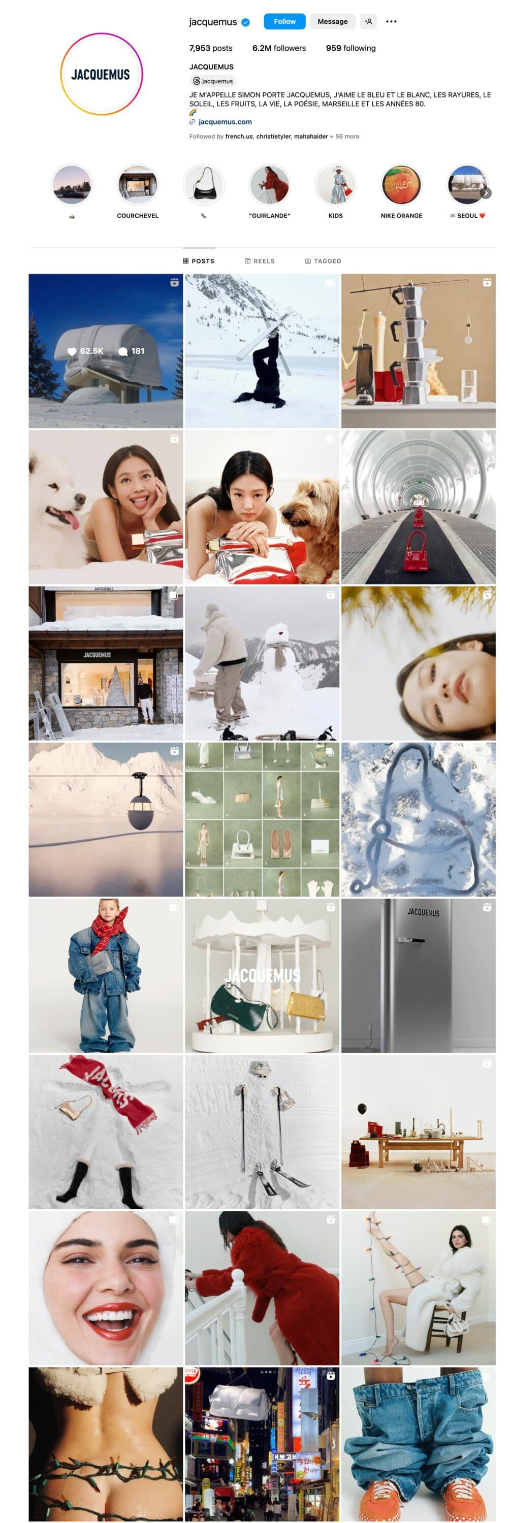 Collection of editorial lifestyle images featuring fashion, architecture, and nature, showcasing diverse visual stories in a grid layout.