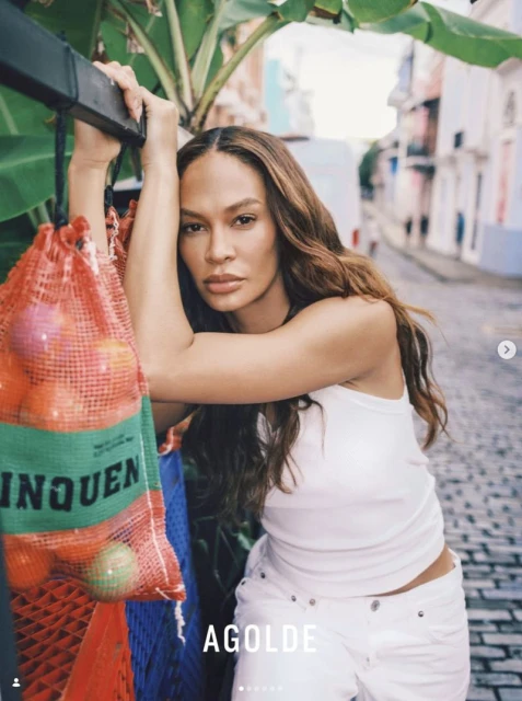 AGOLDE Spring 26. Worn by Joan Smalls
