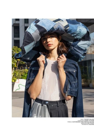 Avenue Illustrated. Brut denim in motion