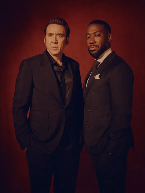 Nicolas Cage and Lamorne Morris on ' ...