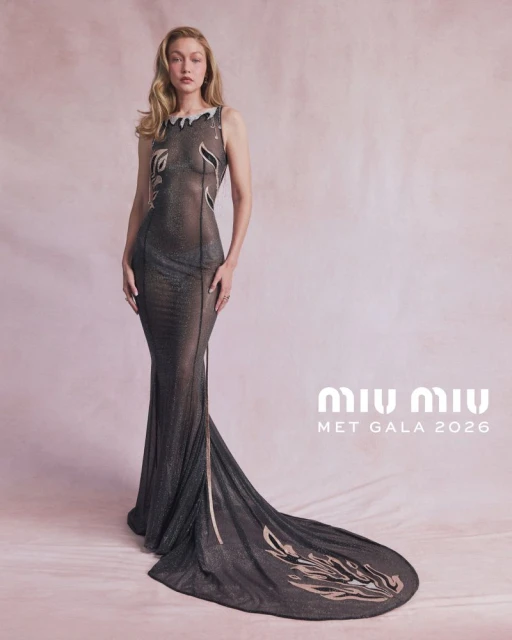 Miu Miu MET GALA featuring Gigi Hadid