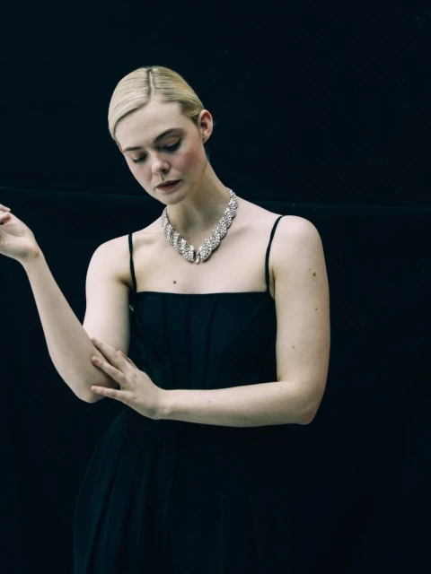 Elle Fanning at the 83rd Golden Glob ...