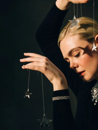 Elle Fanning at the 83rd Golden Glob ...