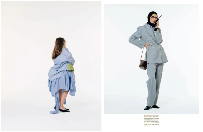 Comme une top model for Heatline Mag ...