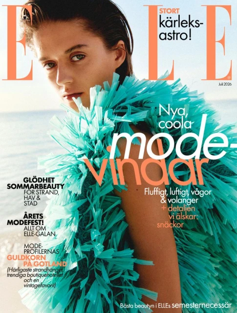 Elle Sweden July 2026 Cover