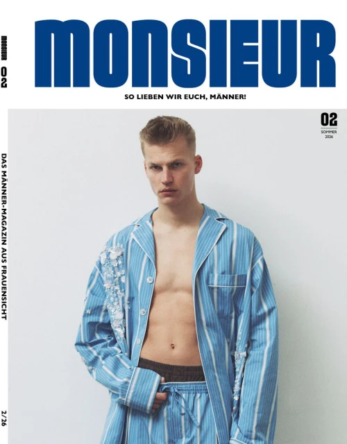 Monsieur Magazin Germany July 2026 Cover