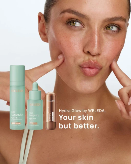 WELEDA Hydra Glow S/S 26 Campaign