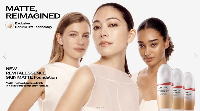 Shiseido REVITALESSENCE SKIN GLOW Foundation Campaign