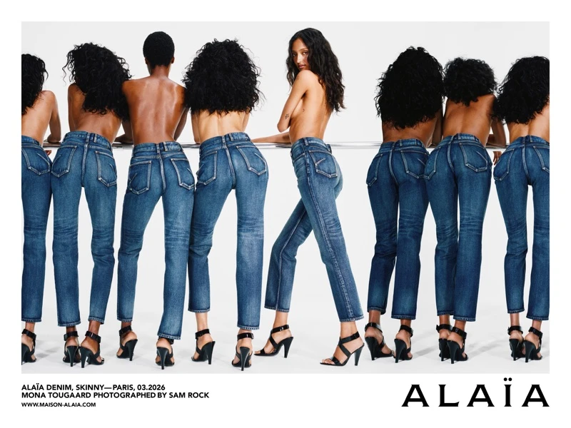 Alaïa Denim Debut Campaign