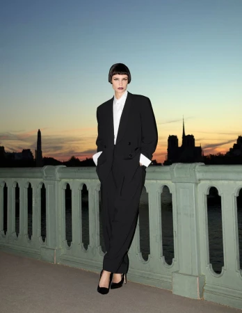 Natasha Poly in Armani for Pop 55 Fa ...
