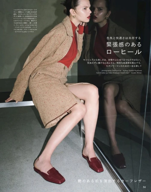 Tension-filled low heels