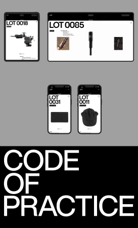Displays showcase product listings on digital devices: tablet, smartphone, and desktop computer, against a grey background with bold white text.