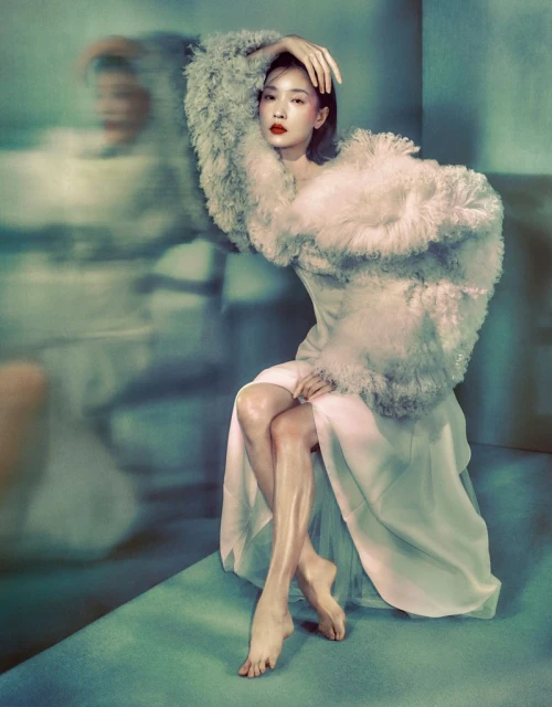 Vogue China 20th Anniversary Cover shoot