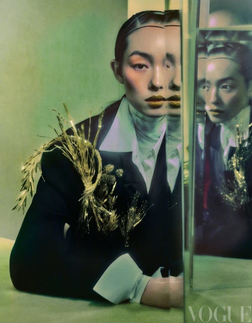 Vogue China 20th Anniversary Cover shoot