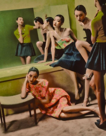 Vogue China 20th Anniversary Cover shoot