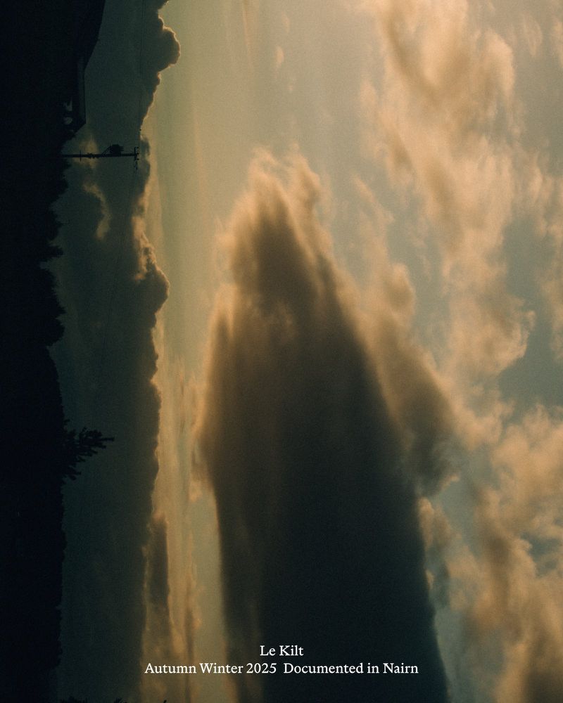 Scenic skyscape featuring clouds with textured formations and dramatic lighting during autumn or winter, taken in Nairn, Scotland.