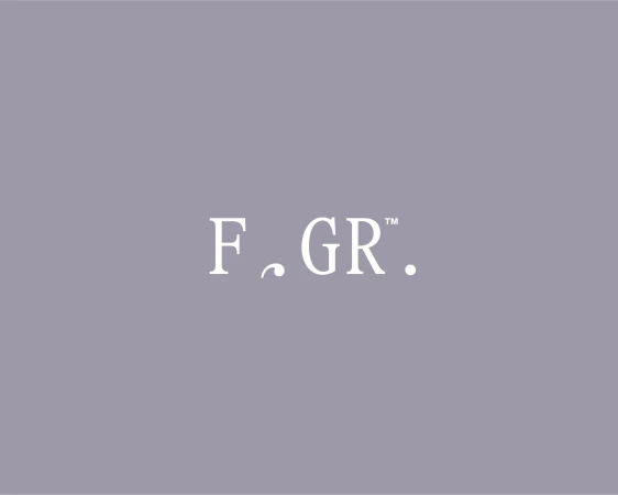 F.GR logo on a gray background. The logo is in white and consists of the letters F, G, and R separated by periods.