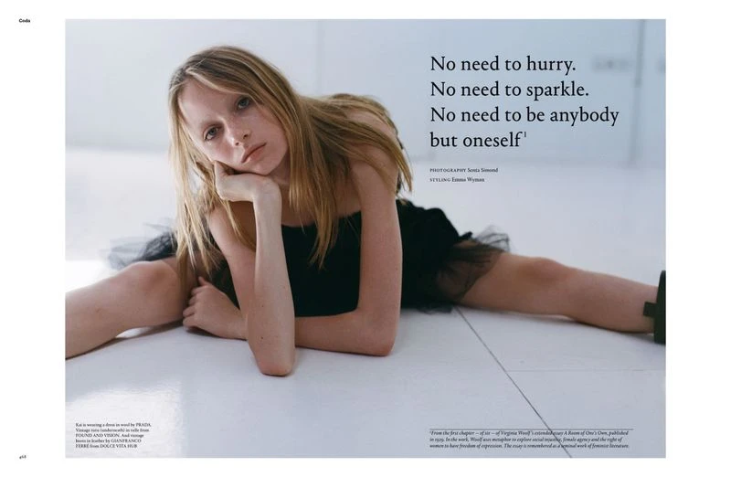 No Need to Hurry. No need to sparkle. No need to be anybody but yourself