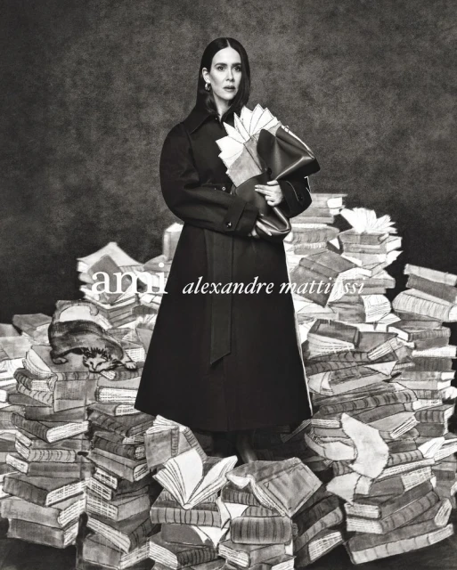 Ami Spring-Summer 2025 by Szilveszter Mako: Sarah Paulson