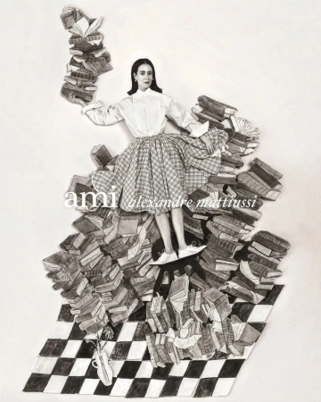 Ami Spring-Summer 2025 by Szilveszter Mako: Sarah Paulson